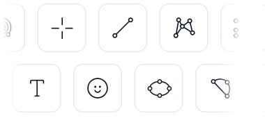 Image showcasing a selection of the 110 smart drawing tools in TradingView for technical analysis