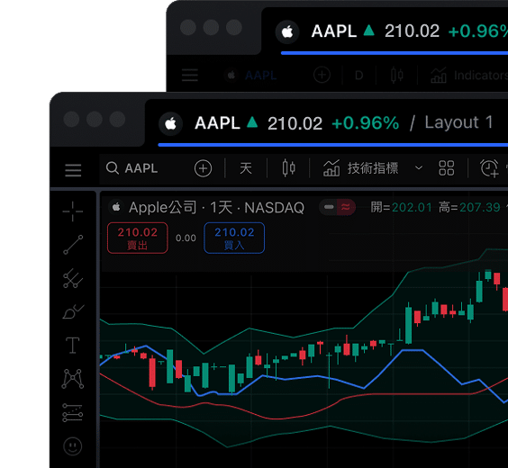 The TradingView desktop application running on a computer, showcasing its powerful interface for professional traders.