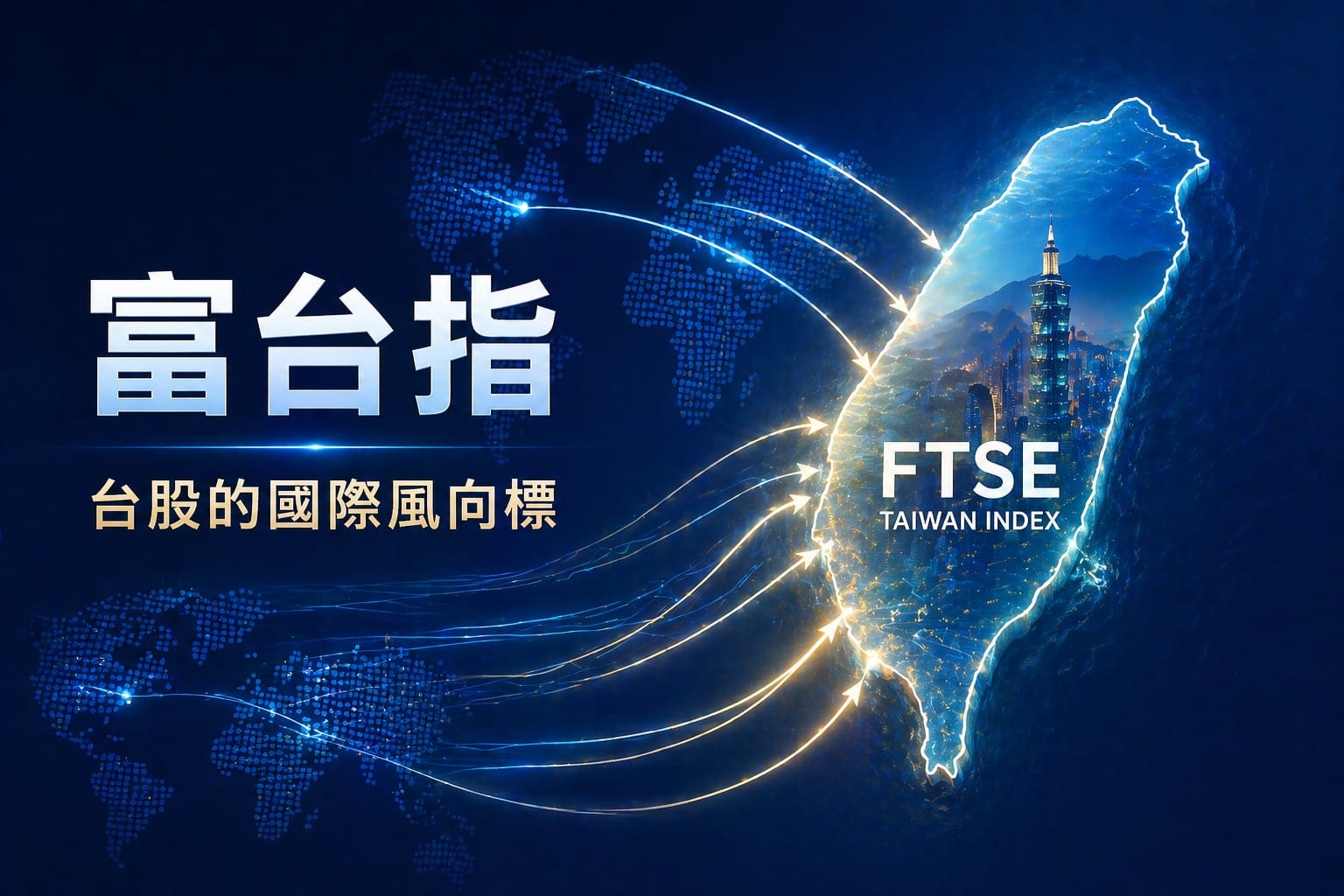 FTSE Taiwan Index showing global capital flowing into Taiwan stock market