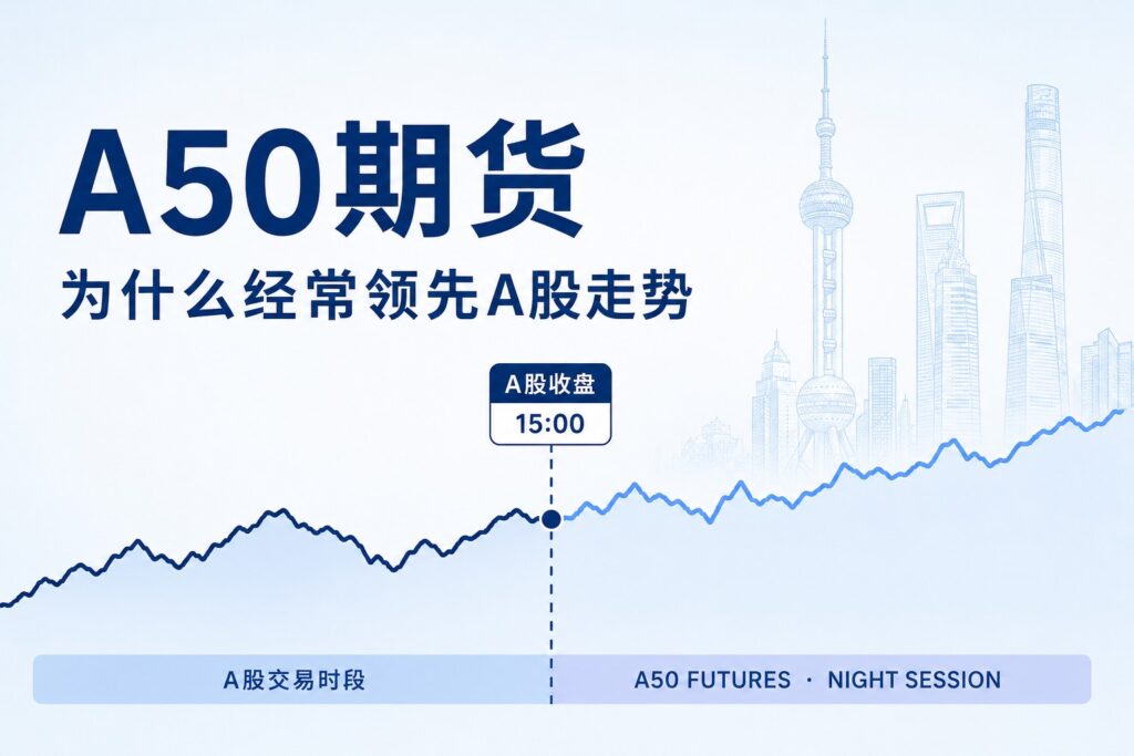 A50 futures trading during the night session after A-share market close