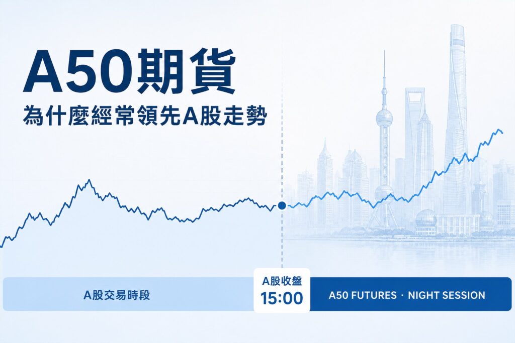 A50 futures trading during the night session after A-share market close