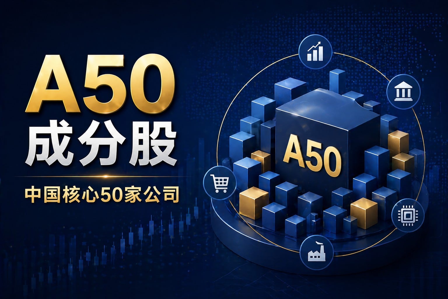 FTSE China A50 index constituents showing core Chinese companies in a portfolio structure