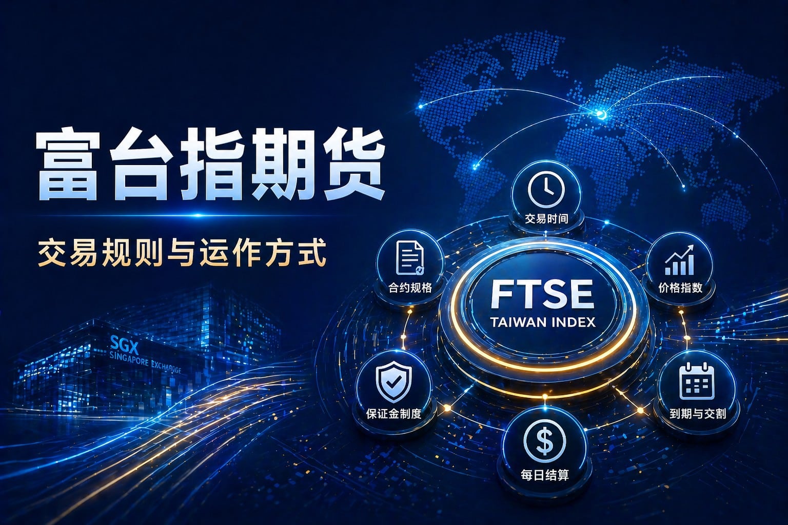 FTSE Taiwan Index futures trading mechanism and structure concept
