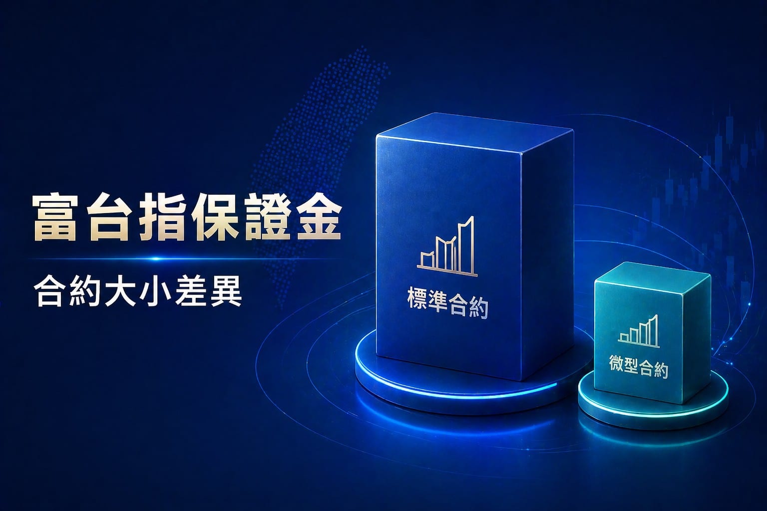 FTSE Taiwan Index margin comparison showing standard and mini contract sizes