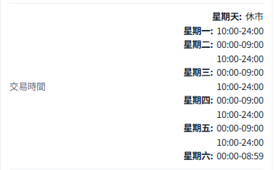 ThinkTrader contract details page displaying FTSE Taiwan Index CFD trading hours by weekday, shown in local time (Melbourne), indicating up to 23 hours of daily trading.