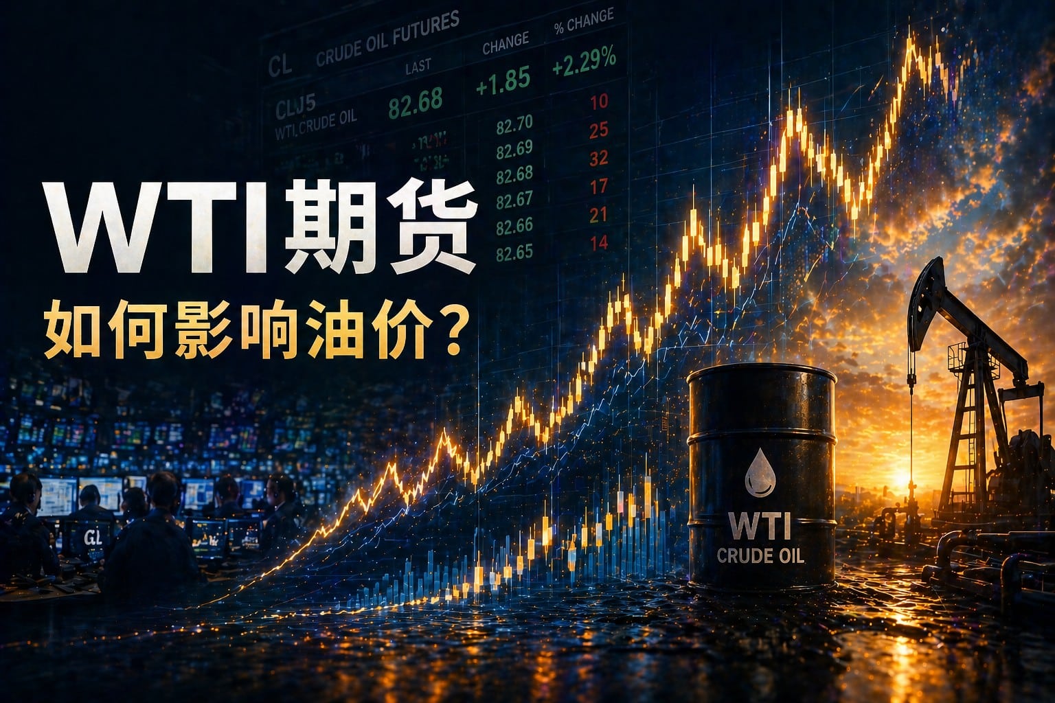 WTI futures impact on oil price showing market-driven price fluctuations