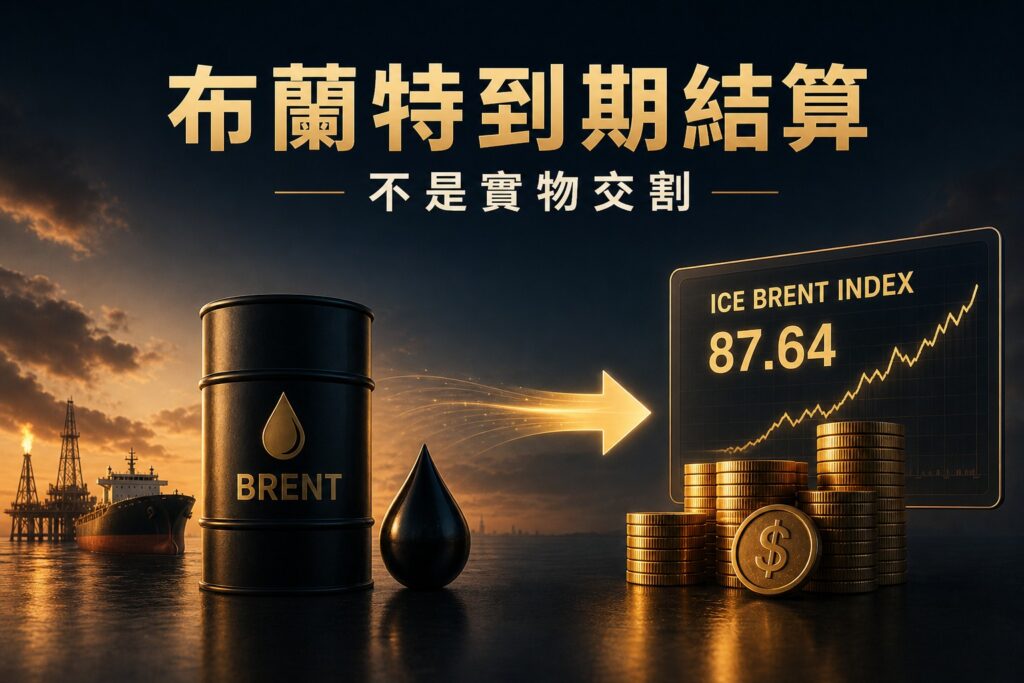 Brent crude oil futures settlement showing oil converting into cash instead of physical delivery