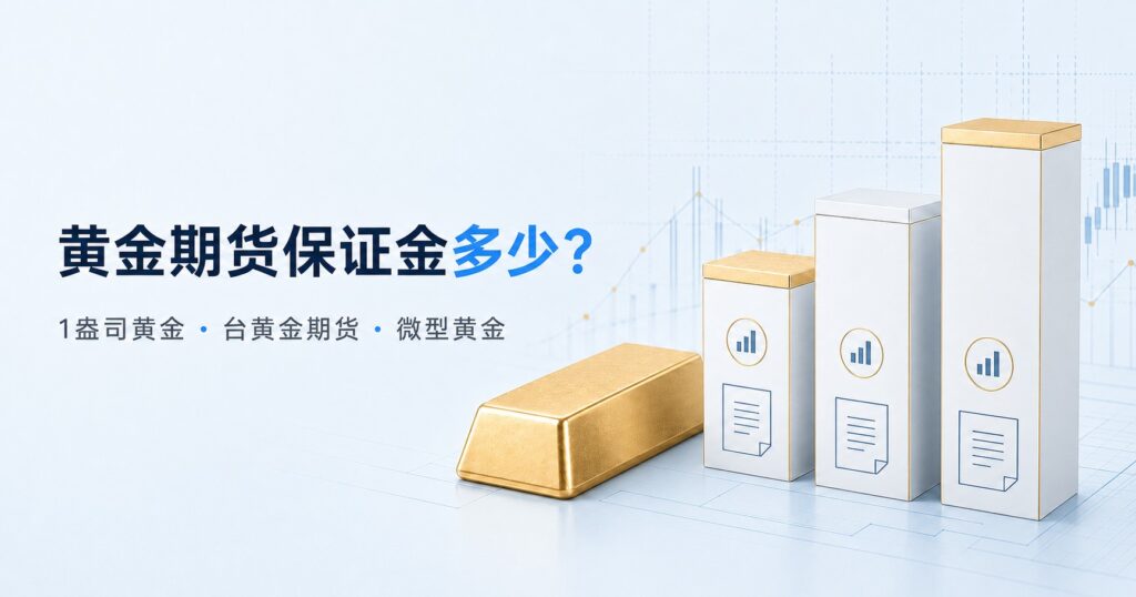 Gold futures margin comparison for 1-ounce gold, Taiwan gold and Micro Gold futures