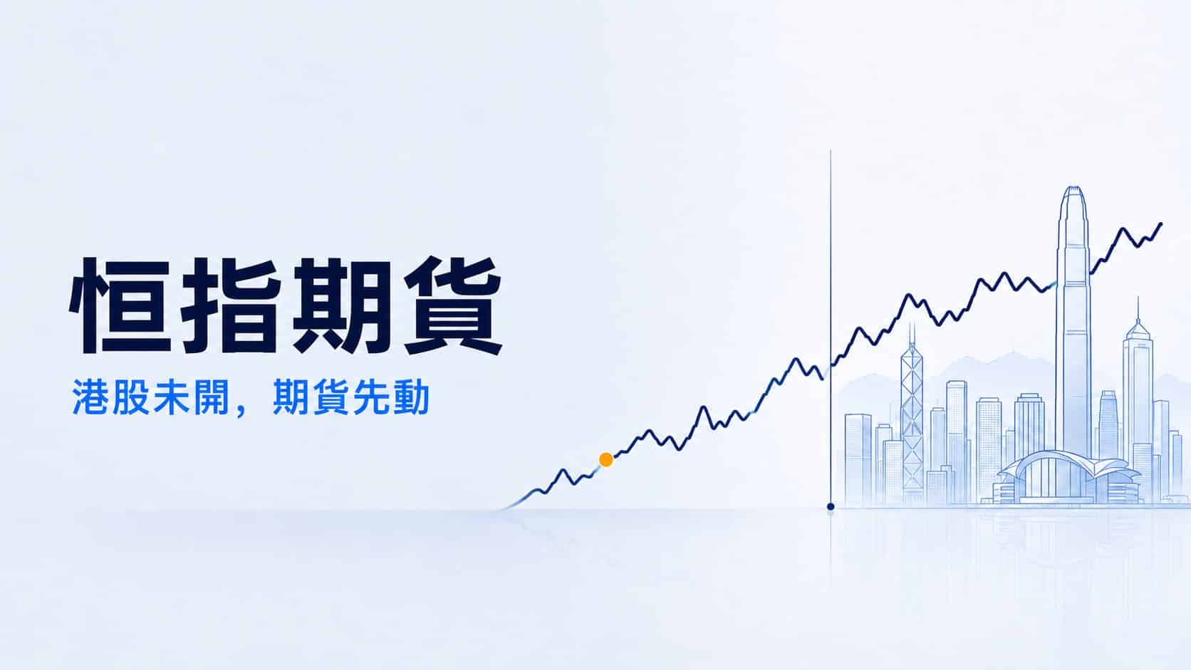 Hang Seng Index futures moving before the Hong Kong stock market opens