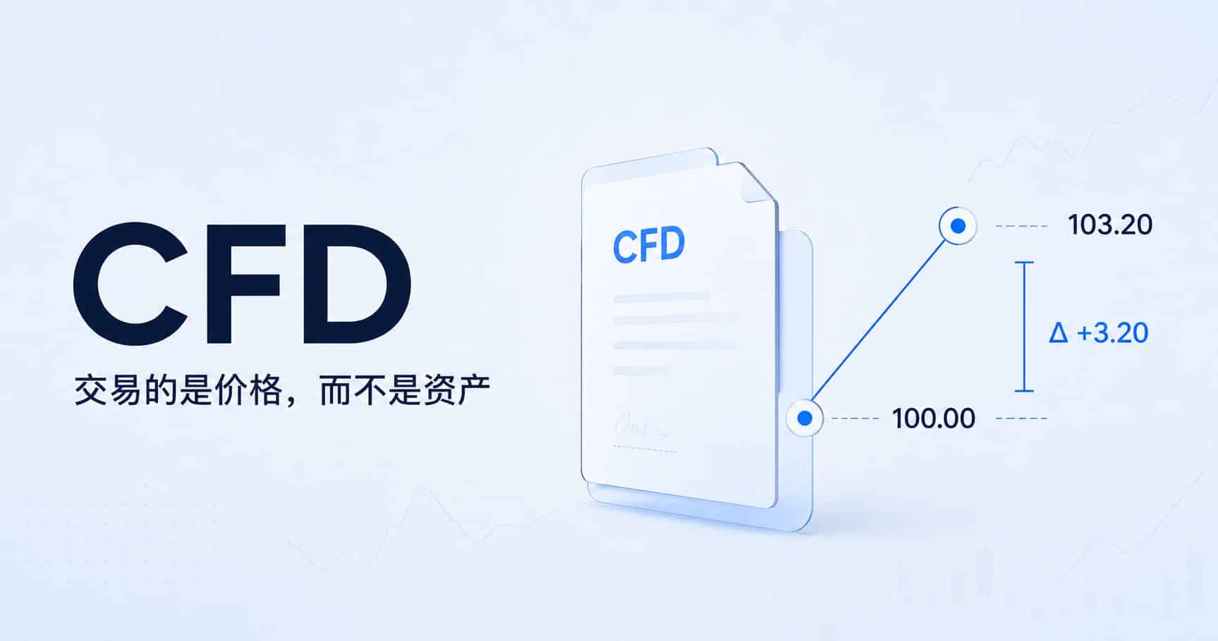 CFD trading illustration showing price movement without owning the underlying asset
