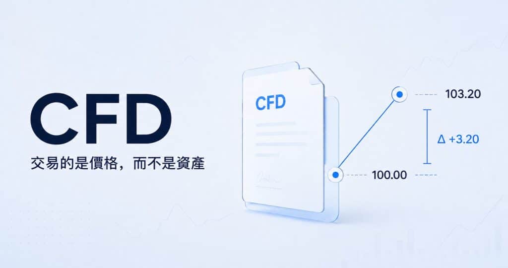 CFD trading illustration showing price movement without owning the underlying asset