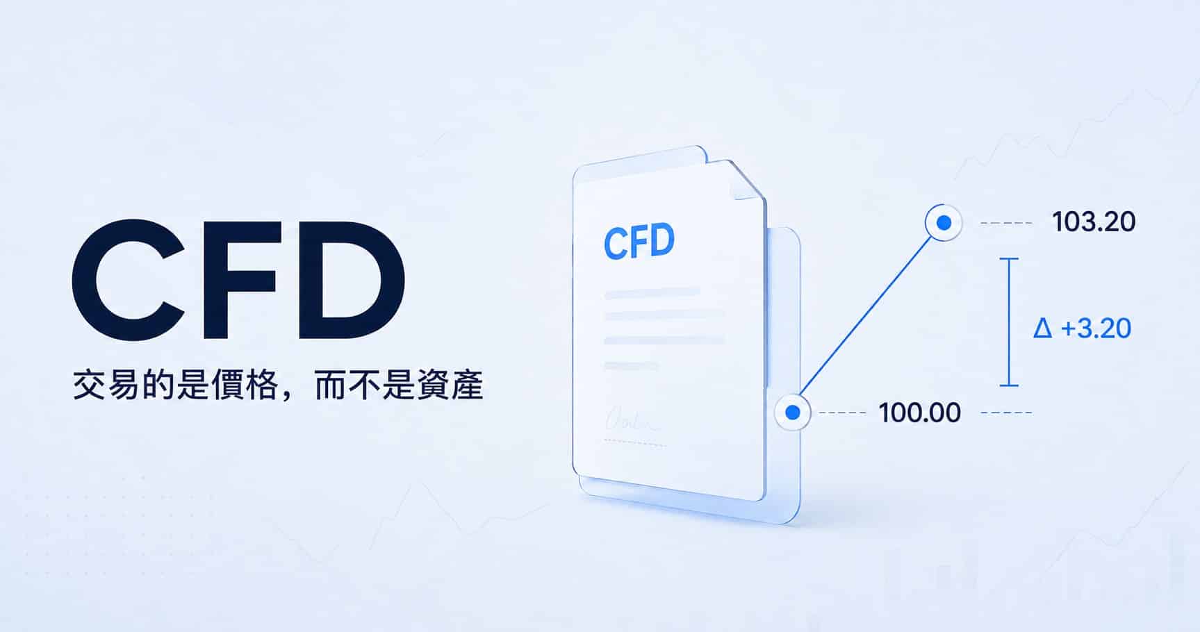 CFD trading illustration showing price movement without owning the underlying asset